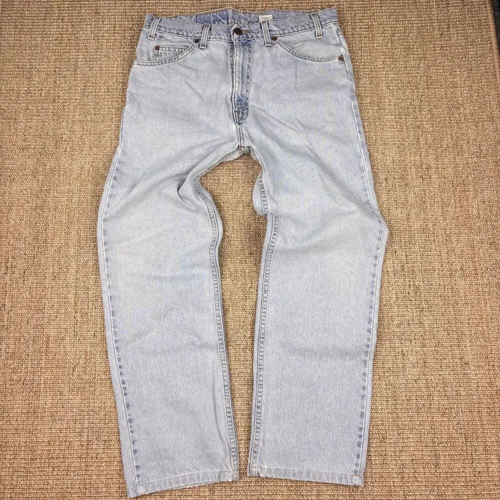👖 Vintage Levi's 505 Orange Tab Jeans | W34 L30 | Light Wash